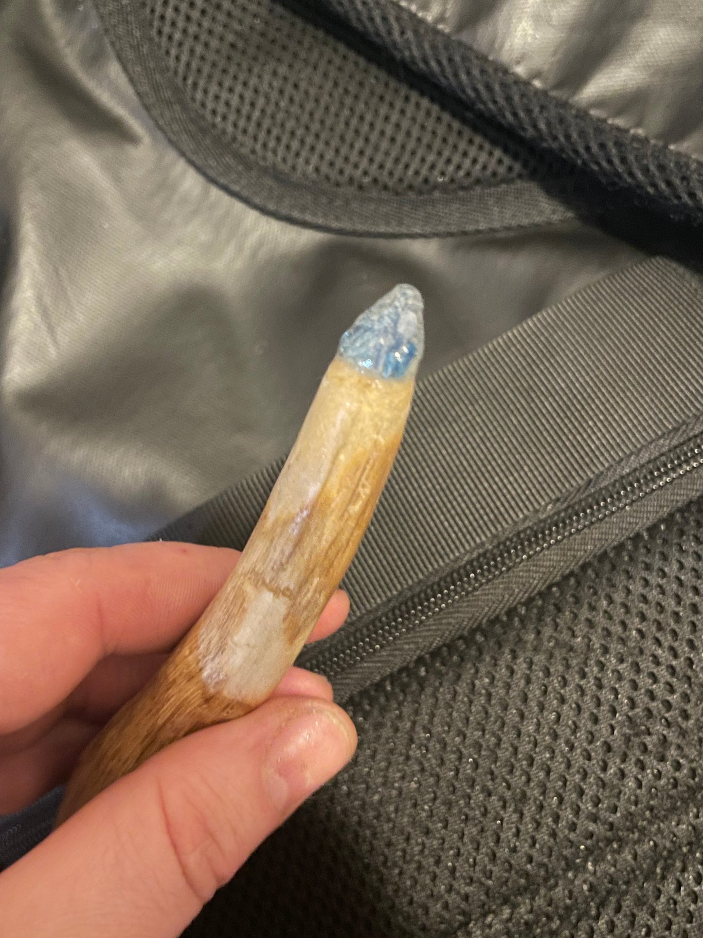 Blue kyanite wand