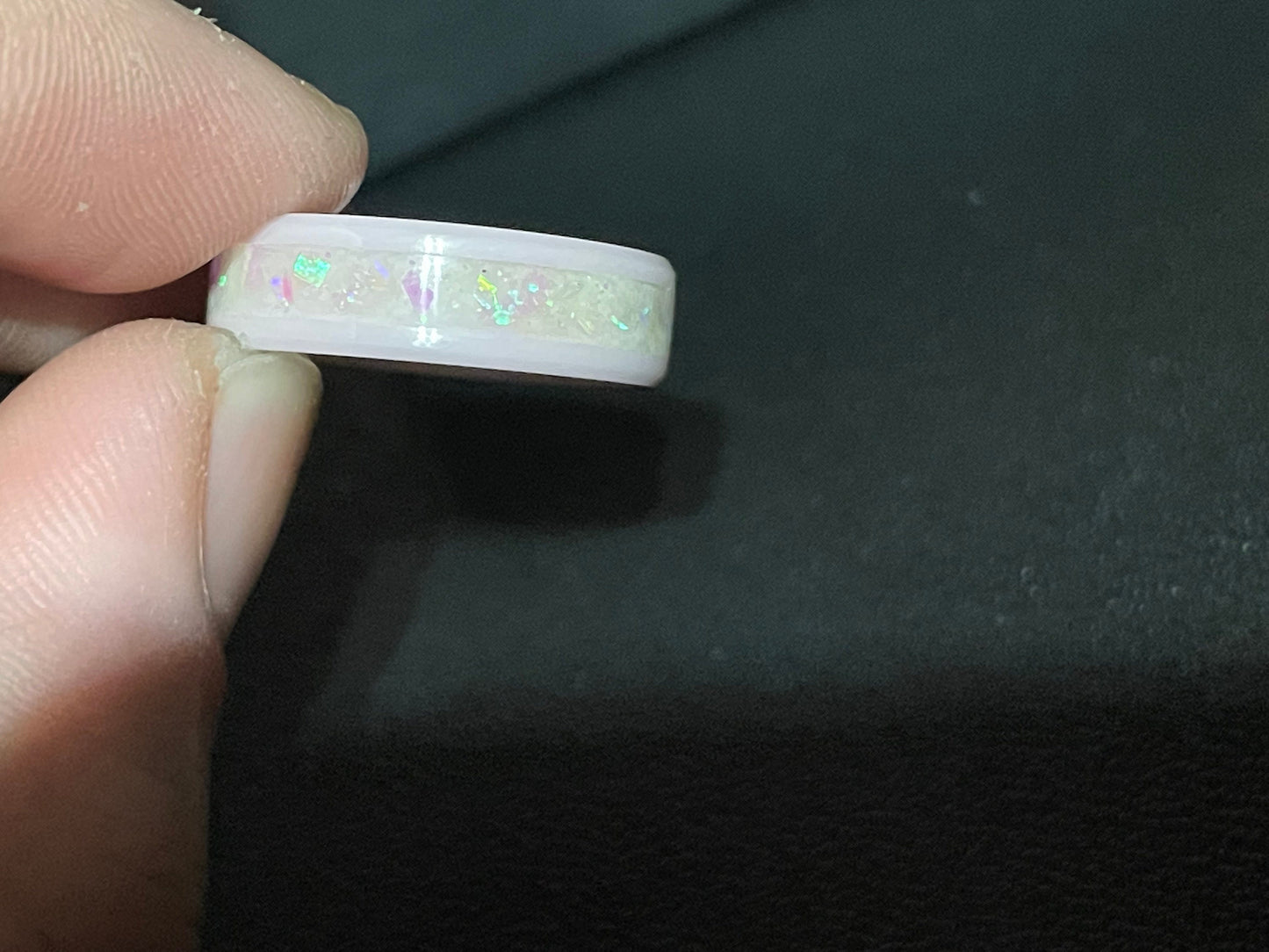 Princess Pink ceramic glow ring